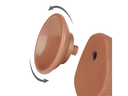 Dildo con Piel Retractil 75 Bronceado