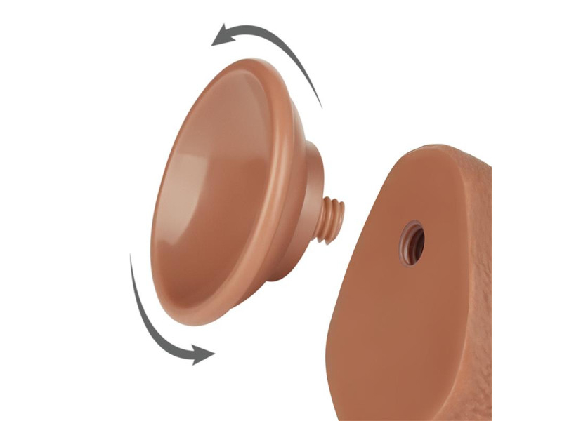 Dildo con Piel Retractil 75 Bronceado