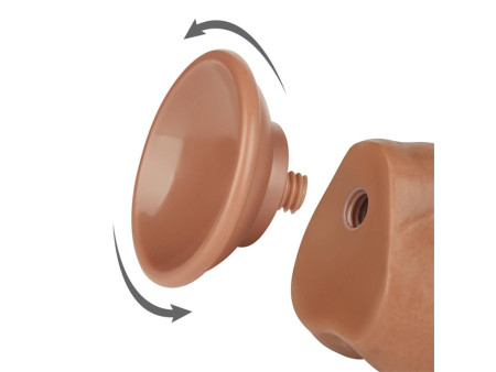 Dildo con Piel Retractil 75 Bronceado
