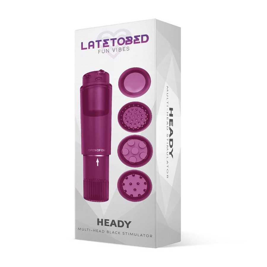 Heady Estimulador con 4 Cabezales Purpura