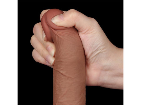 Dildo con Piel Retractil 75 Bronceado Dildo con Piel Retractil 75 Bronceado