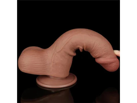 Dildo con Piel Retractil 75 Bronceado Dildo con Piel Retractil 75 Bronceado