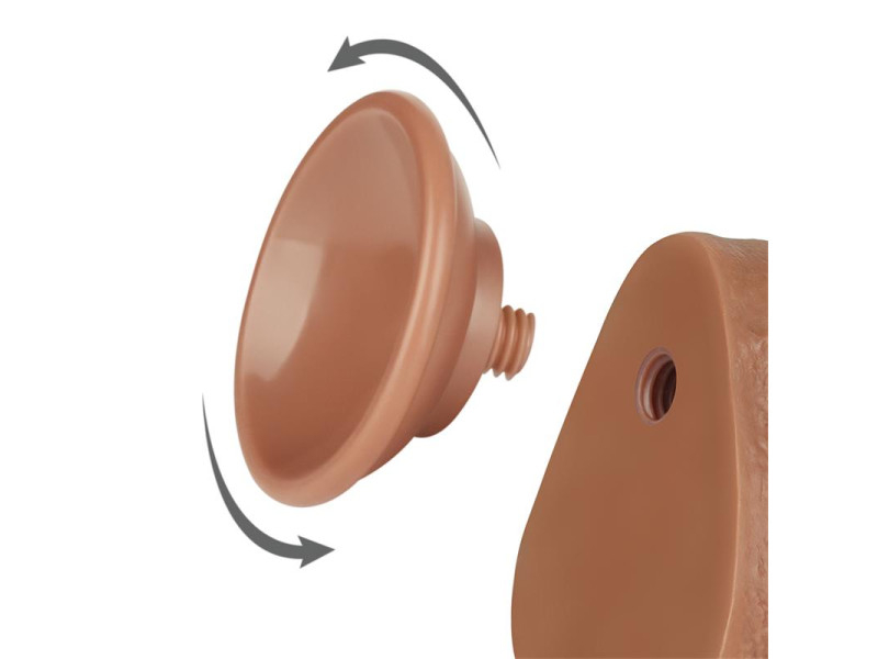 Dildo con Piel Retractil 85 Bronceado