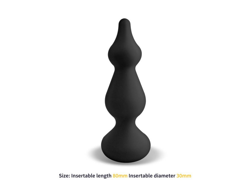 Tendax Plug Anal Silciona 8 cm x 3 cm