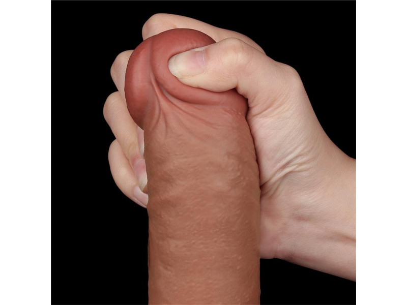 Dildo con Piel Retractil 95 Bronceado