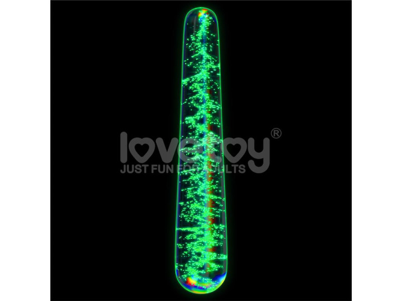 Dildo de Cristal que Brilla en la Oscuridad Dark Twilight Slim Fantasy
