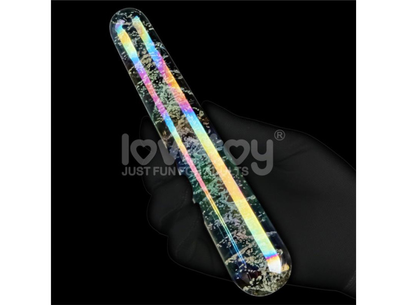 Dildo de Cristal que Brilla en la Oscuridad Dark Twilight Slim Fantasy
