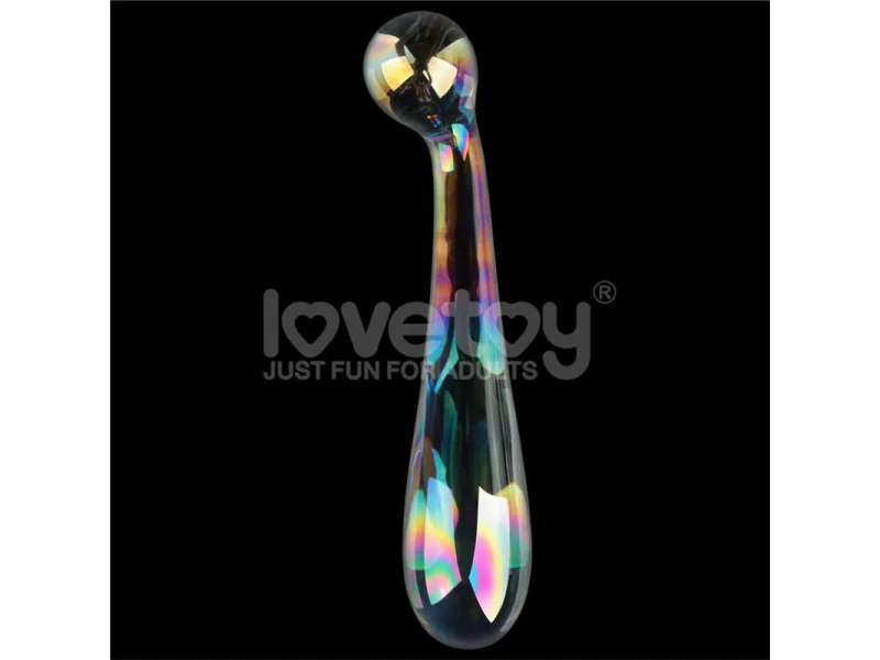 Dildo de Cristal que Brilla en la Oscuridad Twilight Gleam Alluring Arc