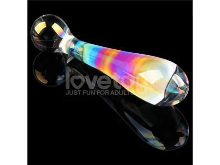 Dildo de Cristal que Brilla en la Oscuridad Twilight Gleam Alluring Arc