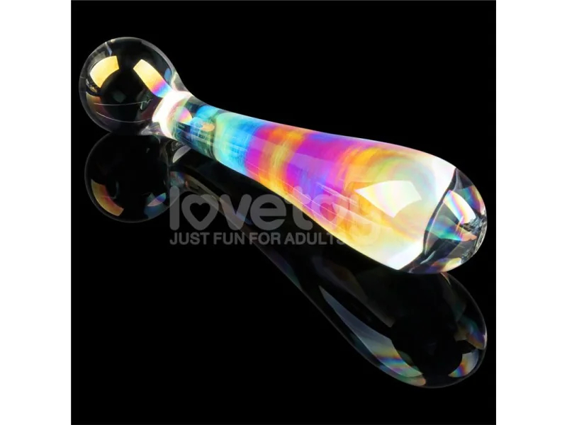 Dildo de Cristal que Brilla en la Oscuridad Twilight Gleam Alluring Arc