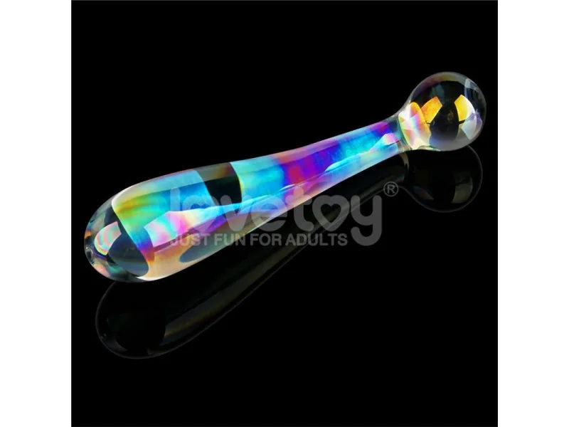 Dildo de Cristal que Brilla en la Oscuridad Twilight Gleam Alluring Arc