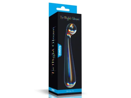 Dildo de Cristal que Brilla en la Oscuridad Twilight Gleam Alluring Arc