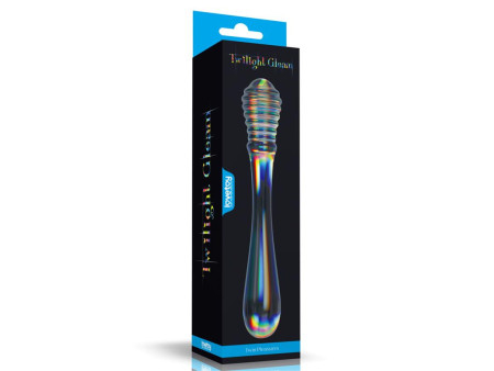 Dildo de Cristal que Brilla en la Oscuridad Twilight Gleam Twin Pleasures