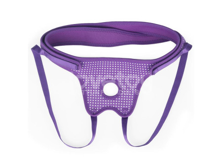Arnes Easy Strap On Harness Polka Dots Purpura