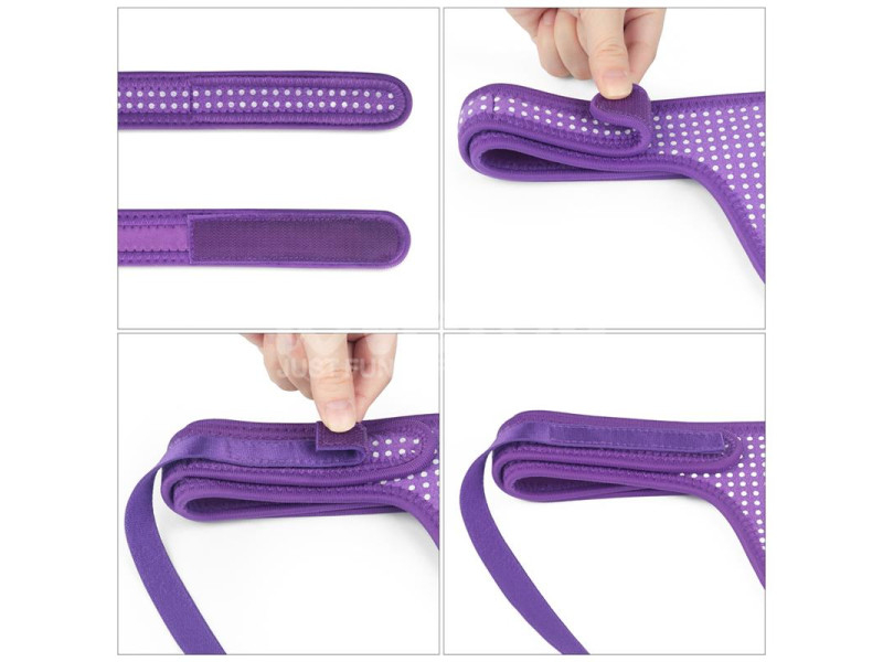 Arnes Easy Strap On Harness Polka Dots Purpura