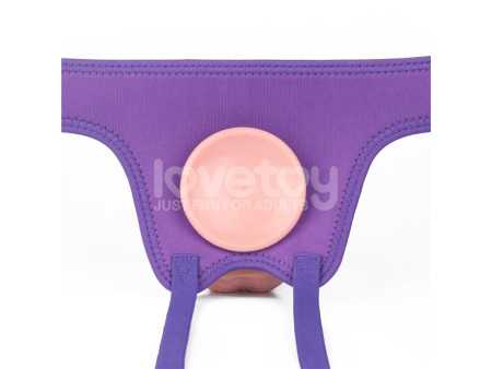 Arnes Easy Strap On Harness Polka Dots Purpura