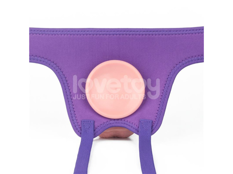 Arnes Easy Strap On Harness Polka Dots Purpura