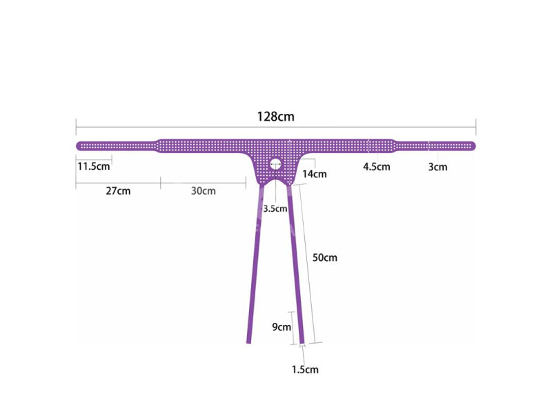 Arnes Easy Strap On Harness Polka Dots Purpura