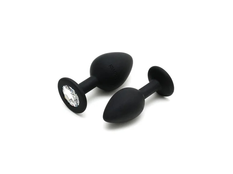 Set de 2 Plugs con Joya Berlin Negro
