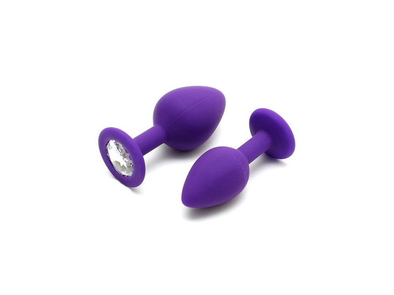 Set de 2 Plugs con Joya Berlin Purpura