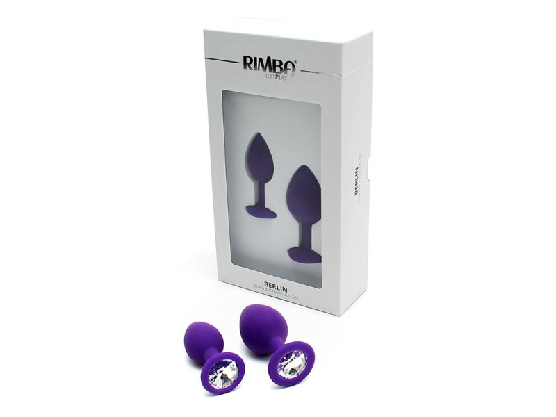 Set de 2 Plugs con Joya Berlin Purpura