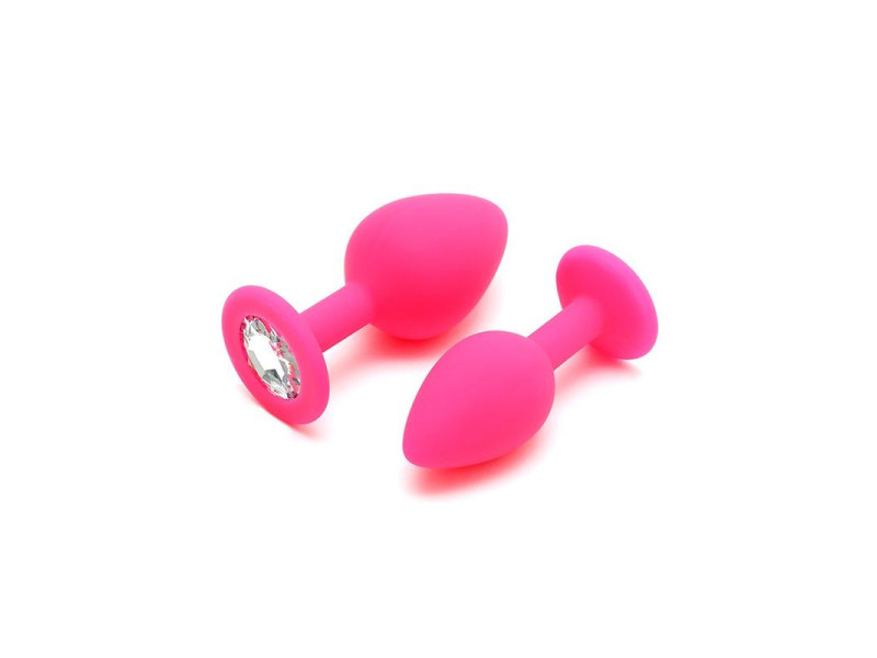 Set de 2 Plugs con Joya Berlin Rosa