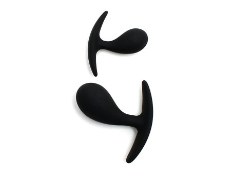Set de 2 Plugs Anatomicos Copenhagen Negro
