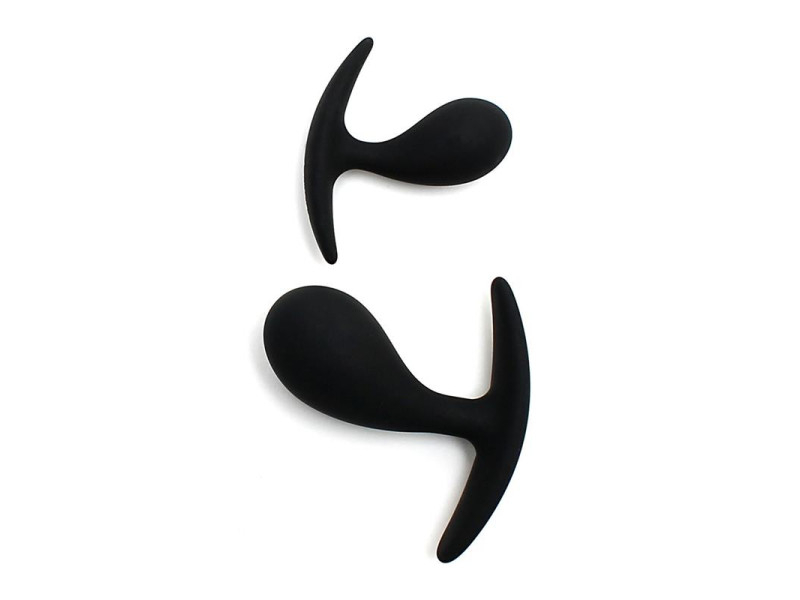 Set de 2 Plugs Anatomicos Copenhagen Negro