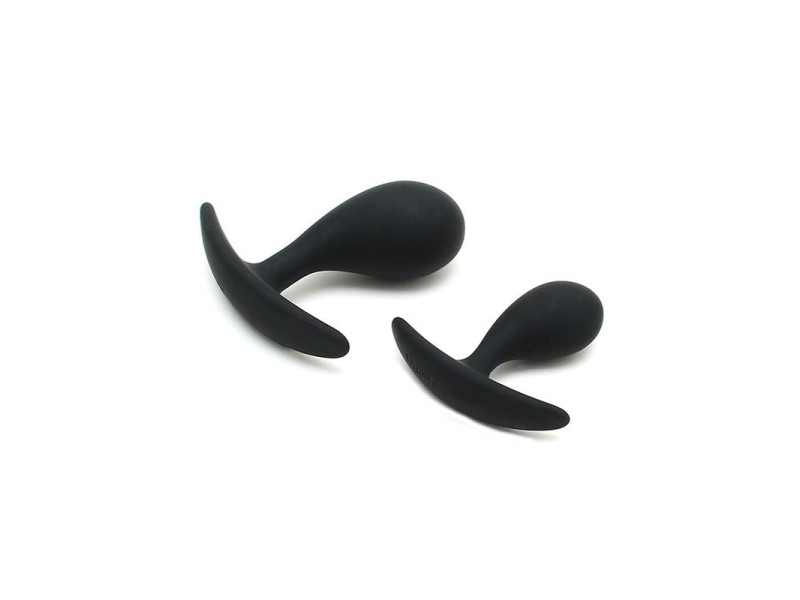 Set de 2 Plugs Anatomicos Copenhagen Negro