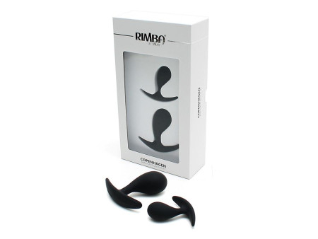 Set de 2 Plugs Anatomicos Copenhagen Negro