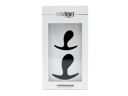 Set de 2 Plugs Anatomicos Copenhagen Negro