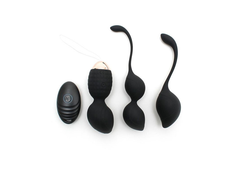 Set de Bolas Kegel Rimini Negro Set de Bolas Kegel Rimini Negro