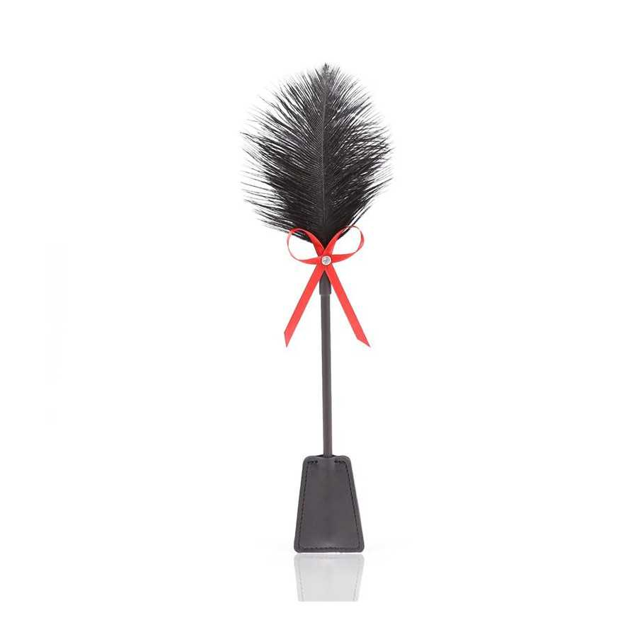 Plumas y Pala 2 en 1 36 cm Negro Rojo