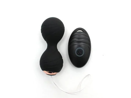 Bolas Kegel con Vibracion y Control Remoto Cannes Negro Bolas Kegel con Vibracion y Control Remoto Cannes Negro