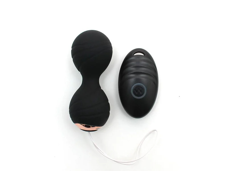 Bolas Kegel con Vibracion y Control Remoto Cannes Negro Bolas Kegel con Vibracion y Control Remoto Cannes Negro