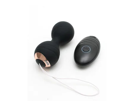 Bolas Kegel con Vibracion y Control Remoto Cannes Negro Bolas Kegel con Vibracion y Control Remoto Cannes Negro