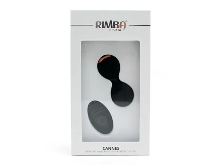 Bolas Kegel con Vibracion y Control Remoto Cannes Negro Bolas Kegel con Vibracion y Control Remoto Cannes Negro