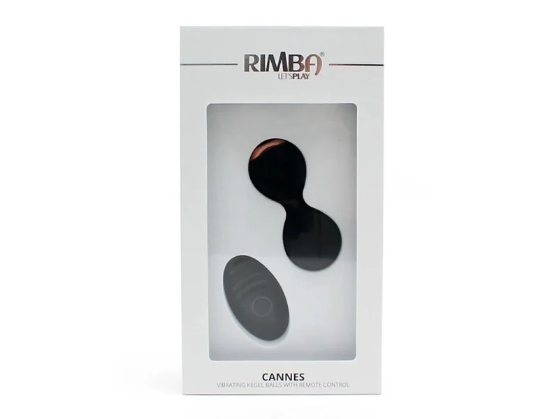 Bolas Kegel con Vibracion y Control Remoto Cannes Negro