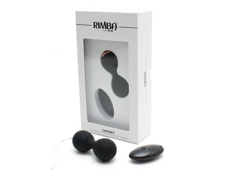 Bolas Kegel con Vibracion y Control Remoto Cannes Negro Bolas Kegel con Vibracion y Control Remoto Cannes Negro