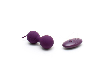Bolas Kegel con Vibracion con Control Remorto Cannes Purpura