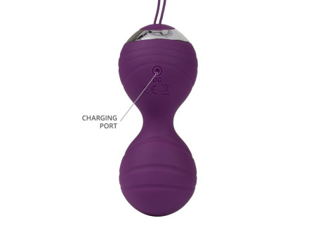 Bolas Kegel con Vibracion con Control Remorto Cannes Purpura
