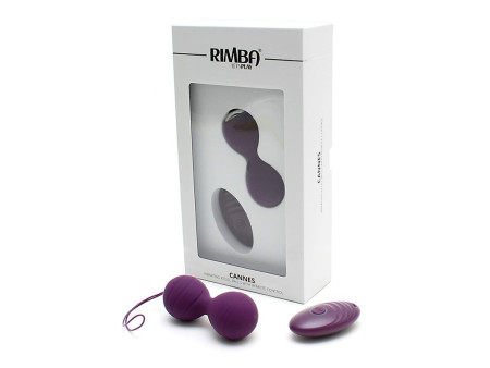 Bolas Kegel con Vibracion con Control Remorto Cannes Purpura