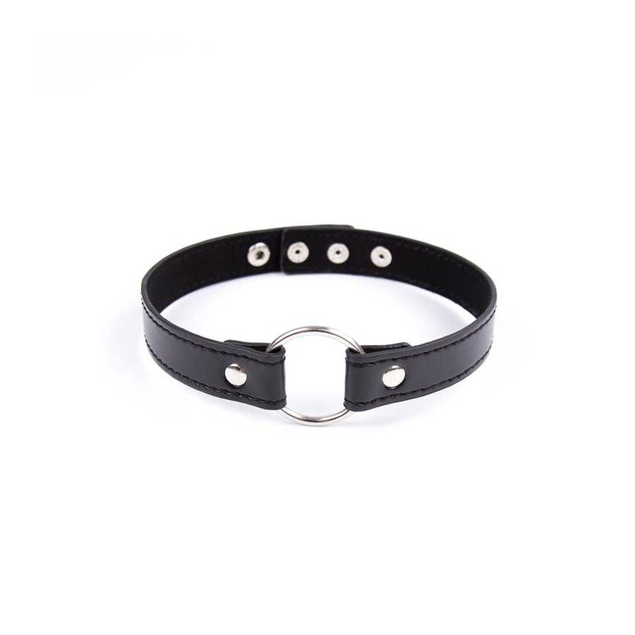 Collar con Aro Ajustable 382 cm Negro