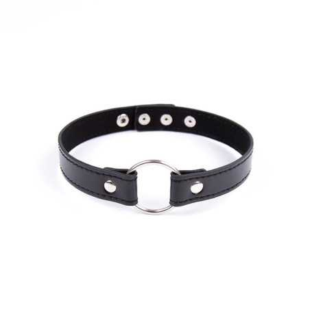 Collar con Aro Ajustable 382 cm Negro