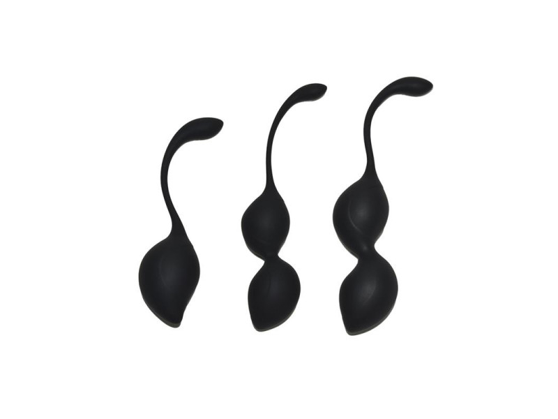 Set de 3 Bolas Kegel Geneva Negro