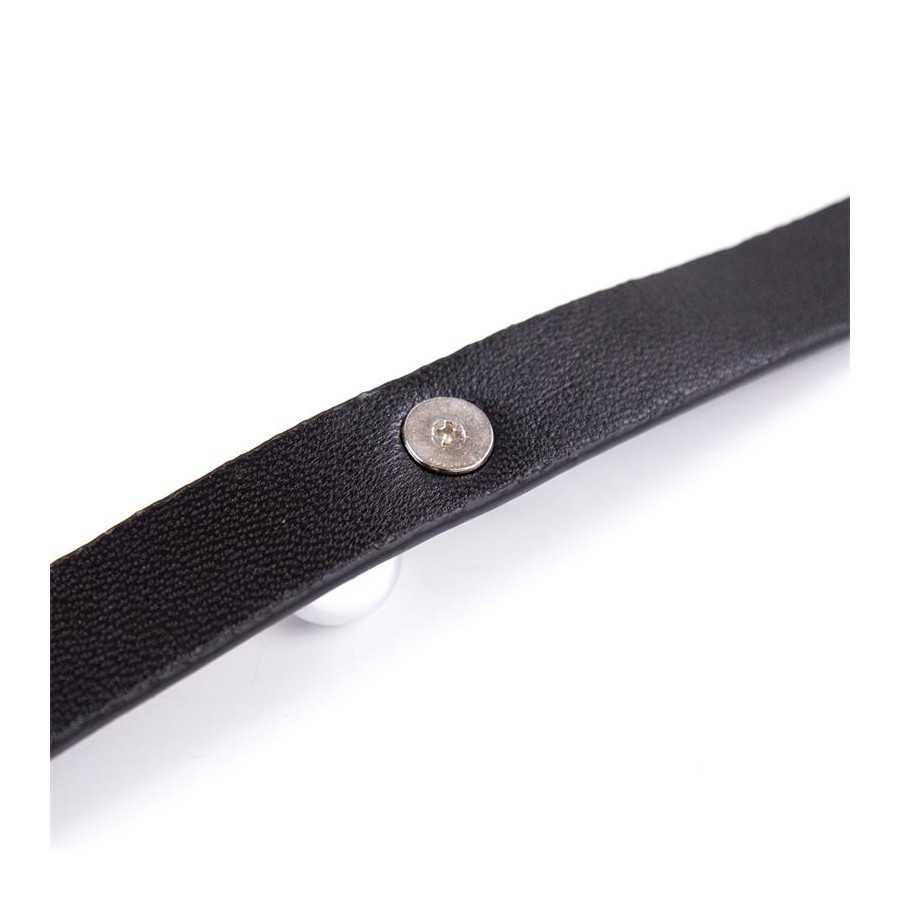 Collar con Cascabel Ajustable 43 cm Negro