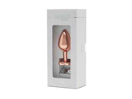 Plug Anal con Joya en Forma de Corazon Pisa Rose Gold Plug Anal con Joya en Forma de Corazon Pisa Rose Gold