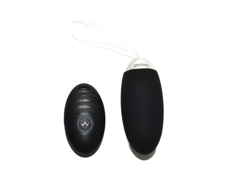 Huevo Vibrador con Control Remoto Venice Negro