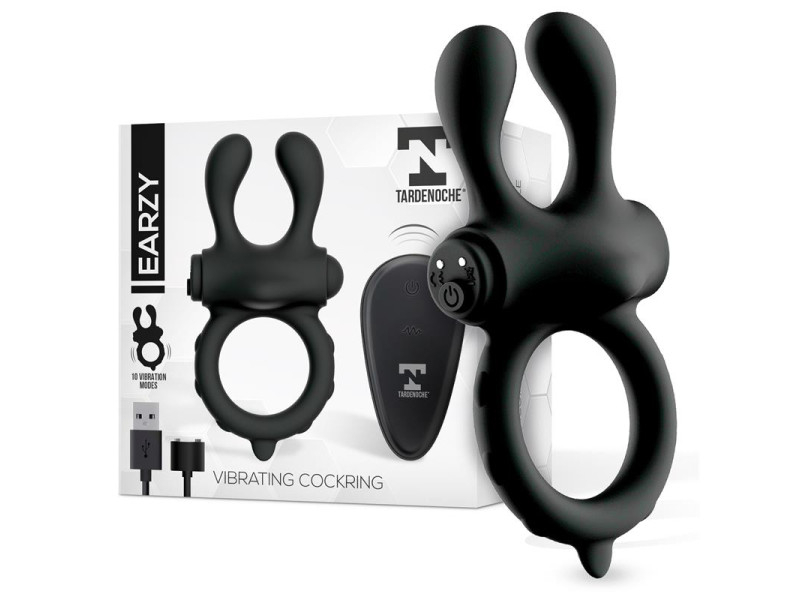 Earzy Anillo Vibrador con Control Remoto USB Magnetico Silicona Earzy Anillo Vibrador con Control Remoto USB Magnetico Silicona