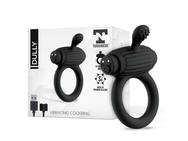 Dully Anillo Vibrador Silicona USB Magnetico